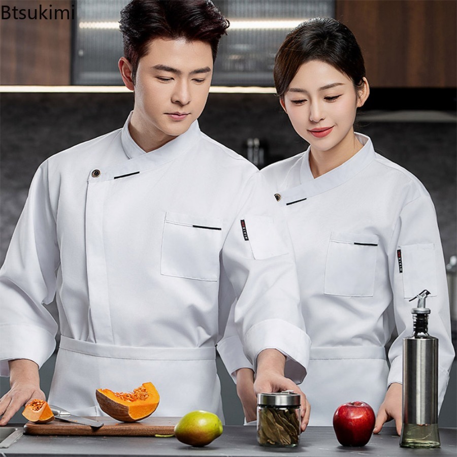 Commercial Kitchen Services - Men Women Chef Jacket Tops Short/Long