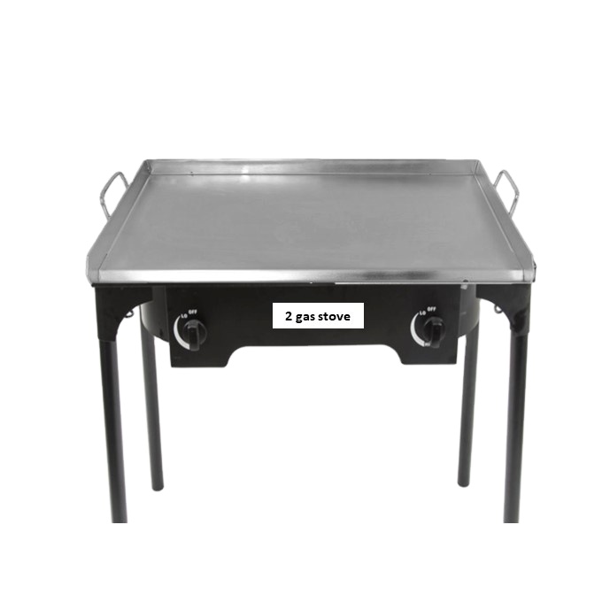 Teppanyaki Grill Table - Universal Rectangle Gas Grill SS201 Plate