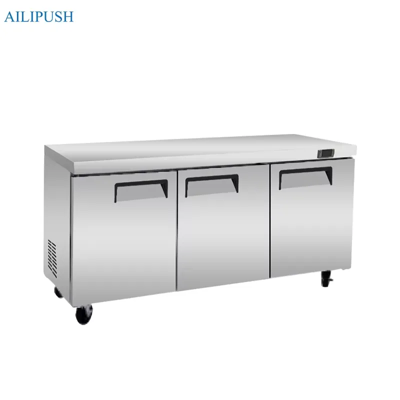 Commercial Kitchen Worktops - Commercial Stainless Steel Worktop Refrigerator Kitchen