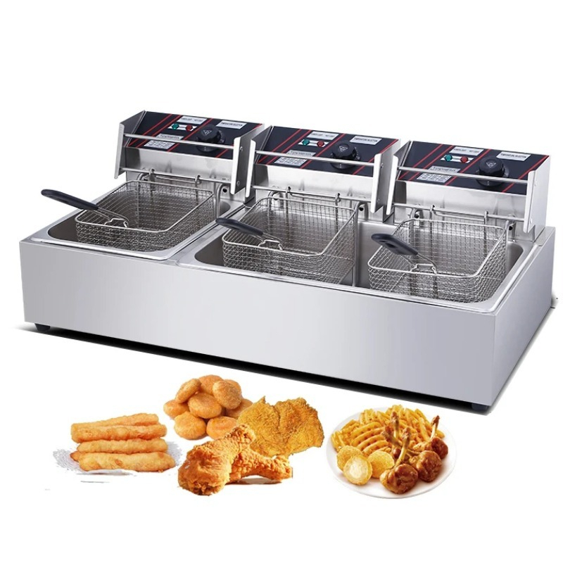 Induction Cooker Commercial - Commercial Automatic Fryer 1 Stainless Steel