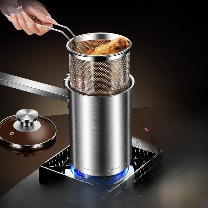 Induction Cooker Commercial - 304 stainless steel fryer, special pot