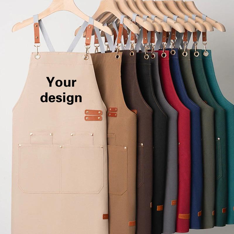 Commercial Kitchen Services - Waterproof Canvas Apron Custom Logo Printing