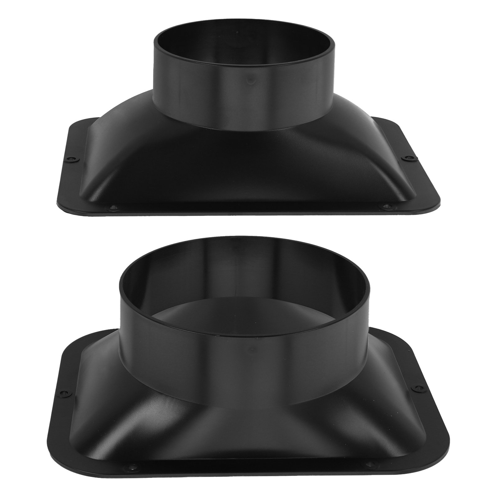 Commercial Kitchen Exhaust Hood - 100/150mm Wall Flange Vent Connector Long
