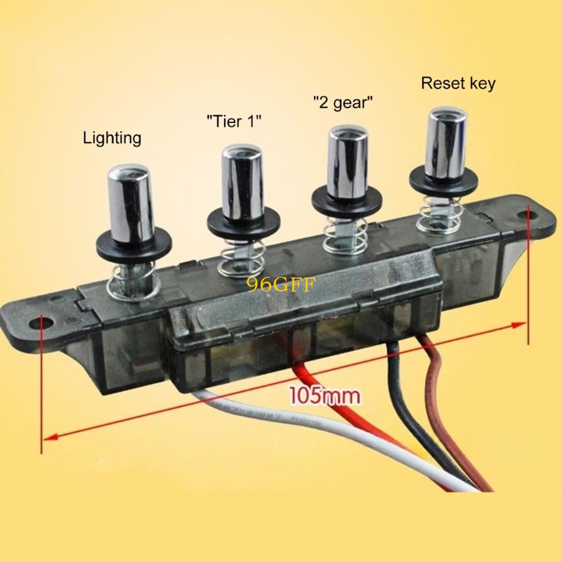 96GF Hood Switches Plastic Rei - Commercial Kitchen Hood recension och pris
