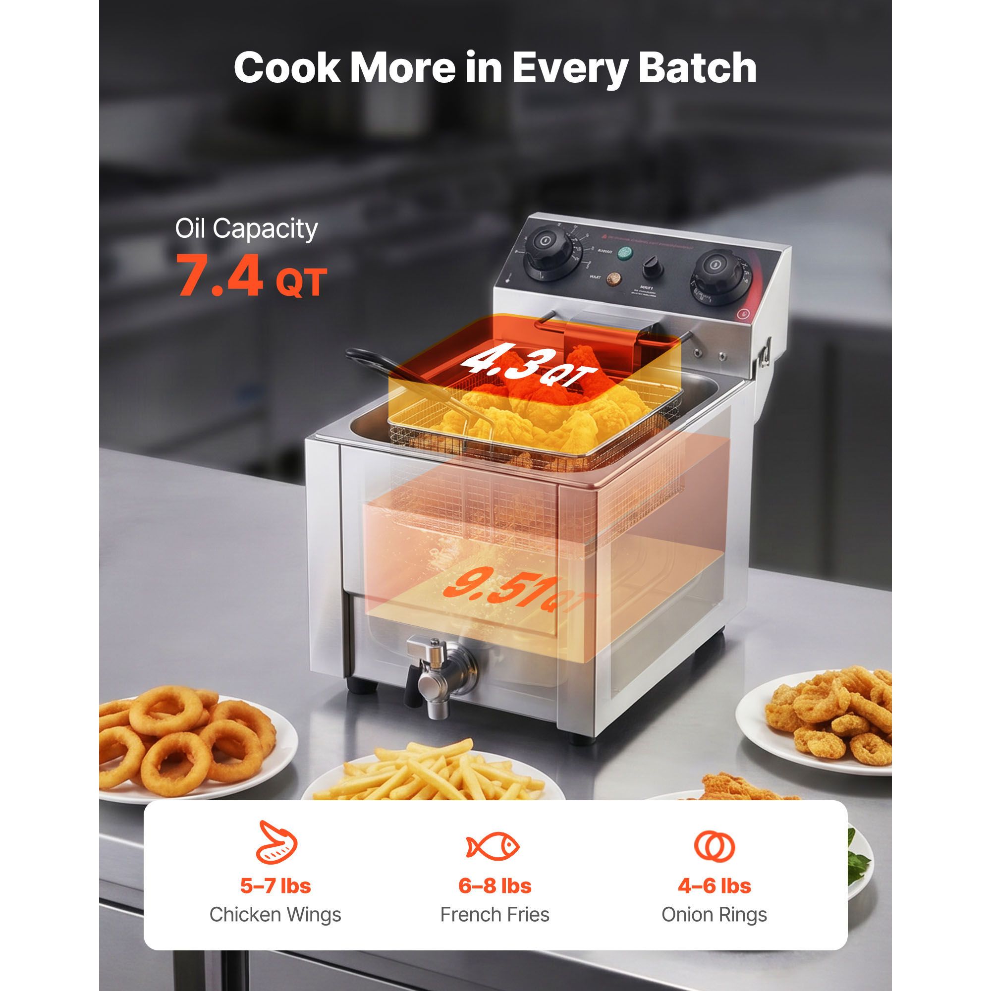 Commercial Electric Deep Fryer - Induction Cooker Commercial recension och pris