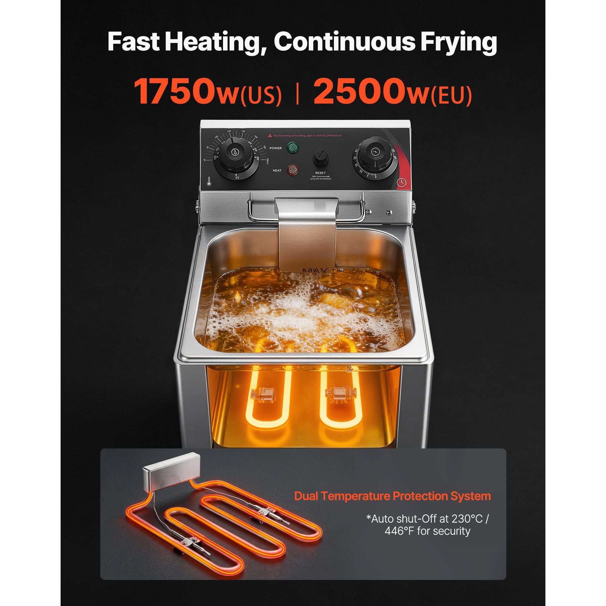 Commercial Electric Deep Fryer - Induction Cooker Commercial recension och pris