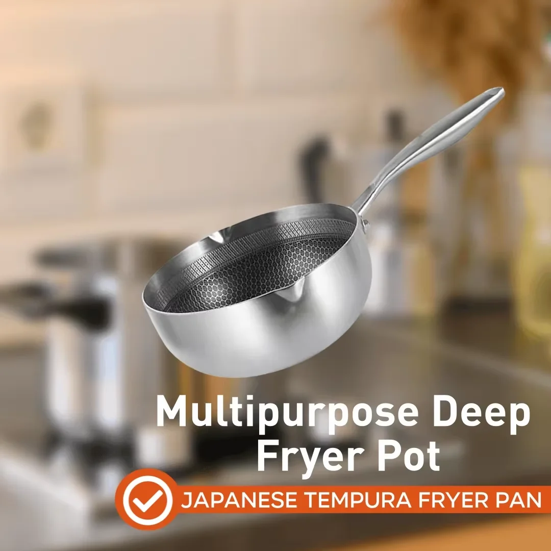 Deep Fryer Pot Cookware Japane - Commercial Kitchen Appliances recension och pris
