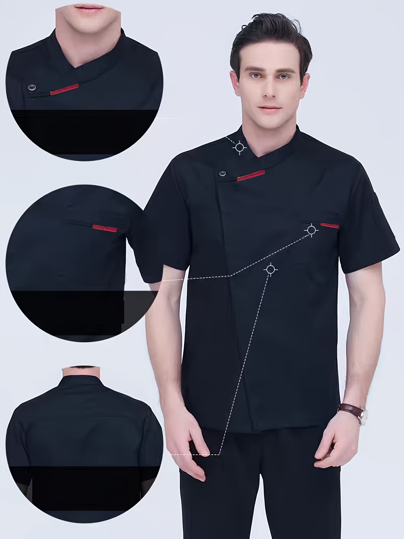 Elegant Men's Chef Uniform Sho - Commercial Kitchen Services recension och pris