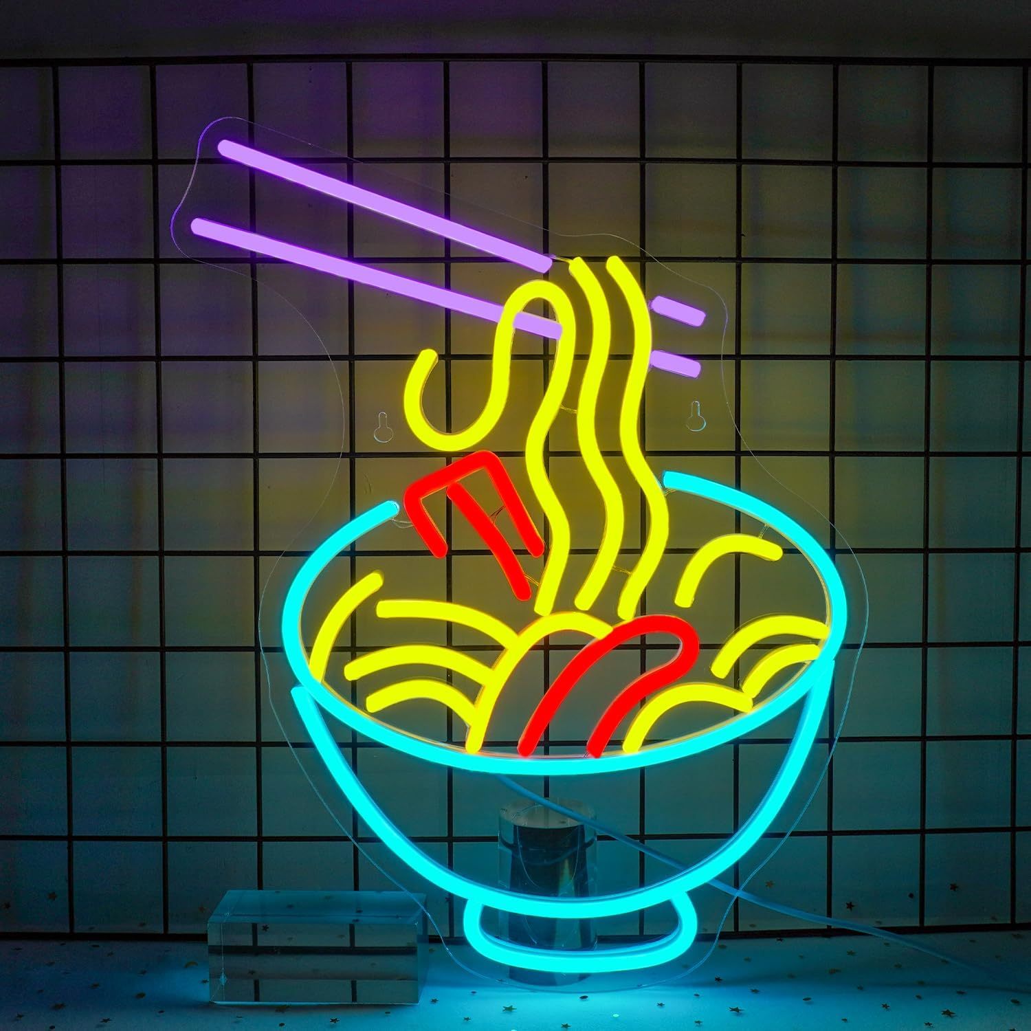 Ramen Noodles Neon Sign Colorf - Commercial Kitchen Walls recension och pris
