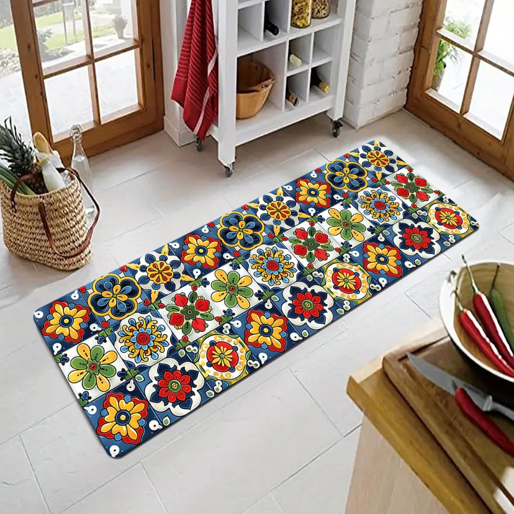 Mediterranean Tile Carpet Mat  - Commercial Kitchen Tile Flooring recension och pris