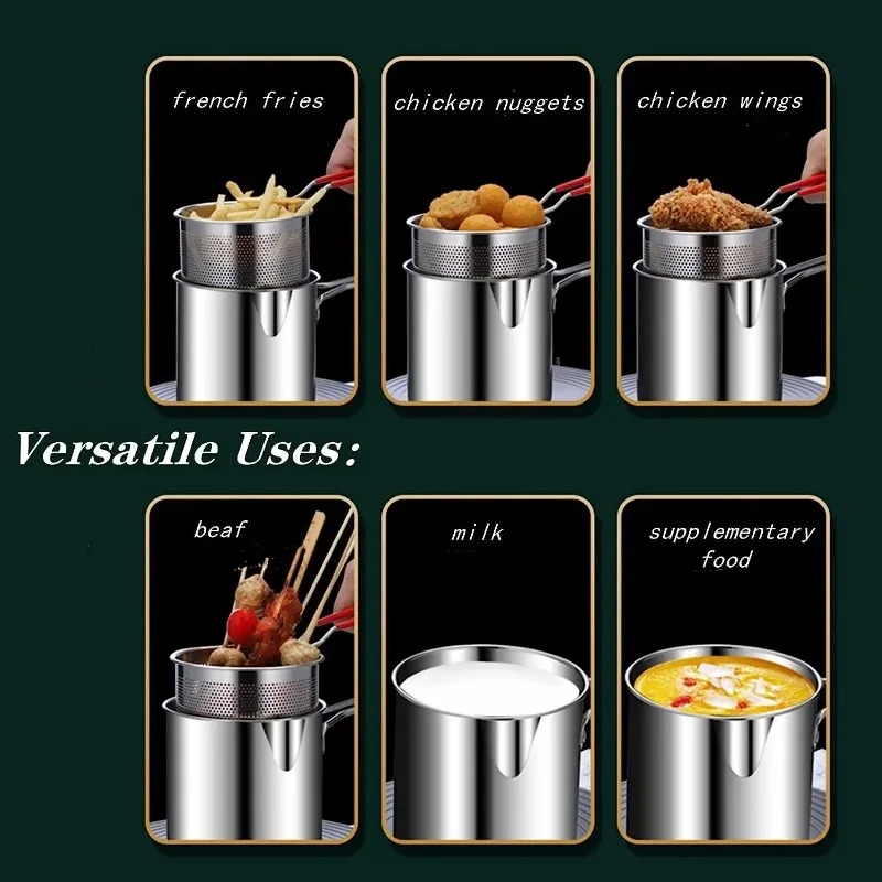 Deep Frying Pot Kitchen Fryer  - Commercial Kitchen Appliances recension och pris