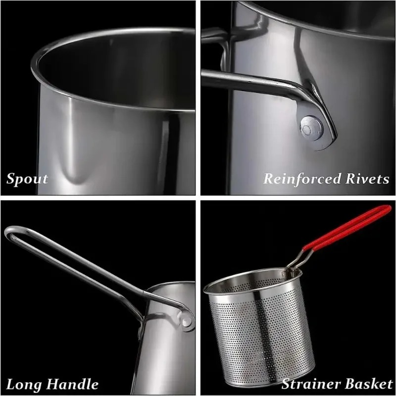 Deep Frying Pot Kitchen Fryer  - Commercial Kitchen Appliances recension och pris