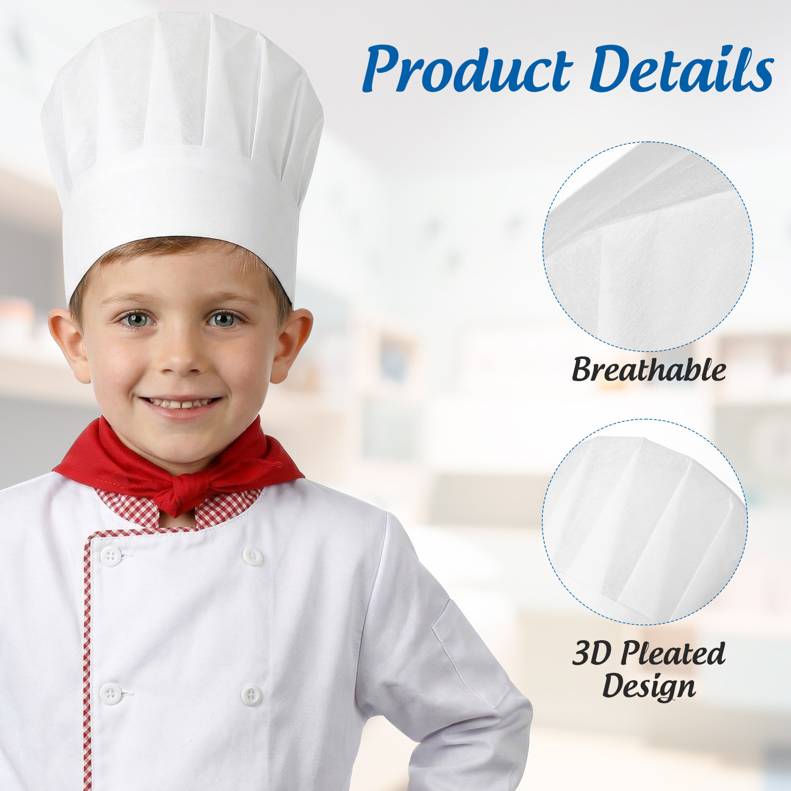 20pcs Children Disposable Chef - Commercial Kitchen Services recension och pris