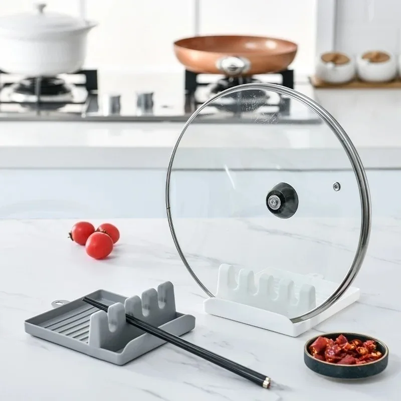 Pan Lid Holder Supports Spoons - Commercial Kitchen Utensil Holder recension och pris