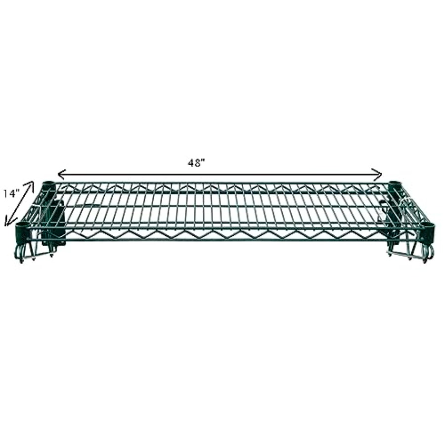 48x14 Epoxy-Coated Green Wire  - Commercial Kitchen Walls recension och pris