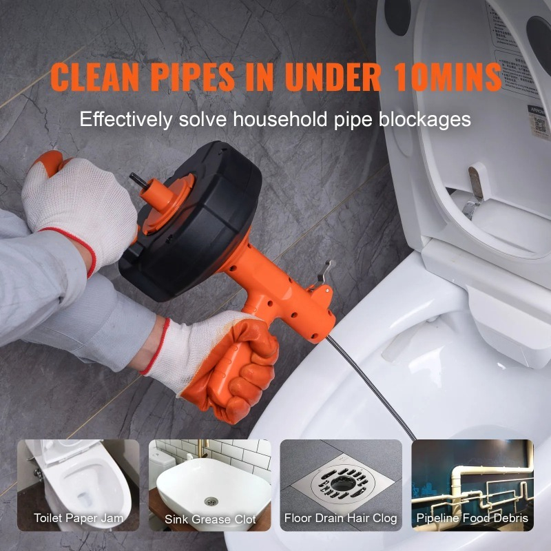 Drain Cleaner Machine 25FT Aut - Commercial Kitchen Manufacturers recension och pris