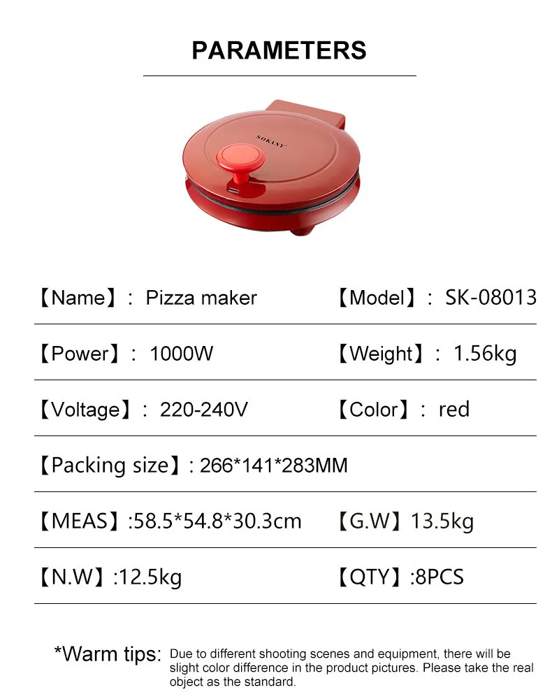 110V Electric Pizza Machine, D - Sandwich Press Panini recension och pris