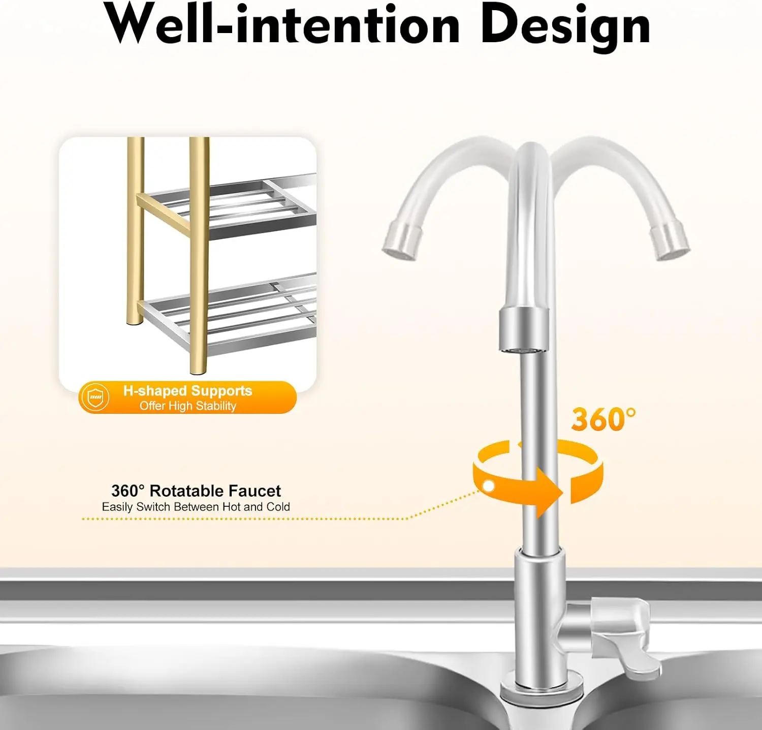 Kitchen Freestanding Prep Sink - Commercial Kitchen Worktops recension och pris