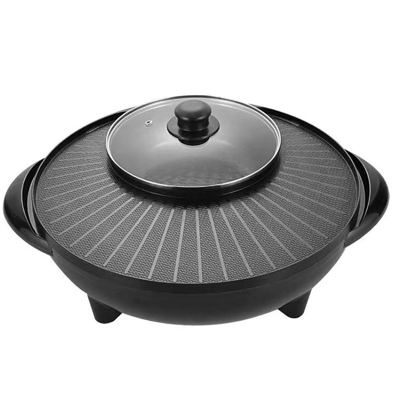 Electric Grill with Hot Pot fo - Teppanyaki Grill Table recension och pris
