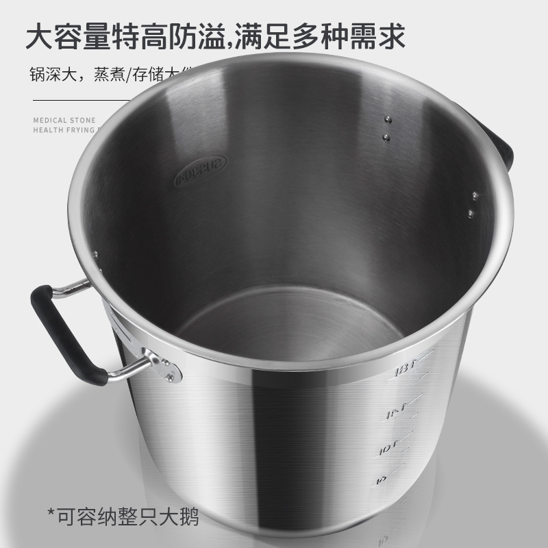 Soup Pot 304 Stainless Steel B - Induction Cooker Commercial recension och pris
