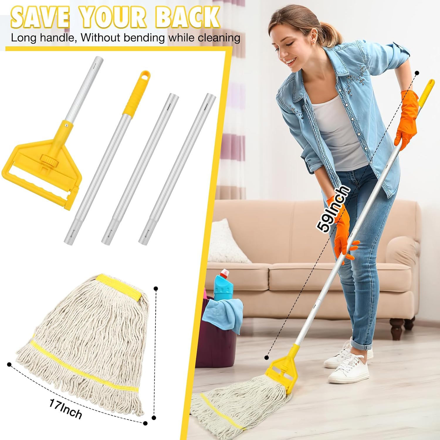 Commercial Mop Heavy Duty Indu - Commercial Kitchen Tile Flooring recension och pris