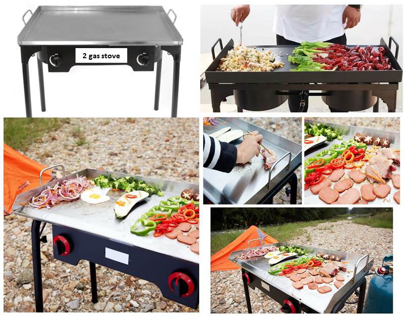 Universal Rectangle Gas Grill  - Teppanyaki Grill Table recension och pris