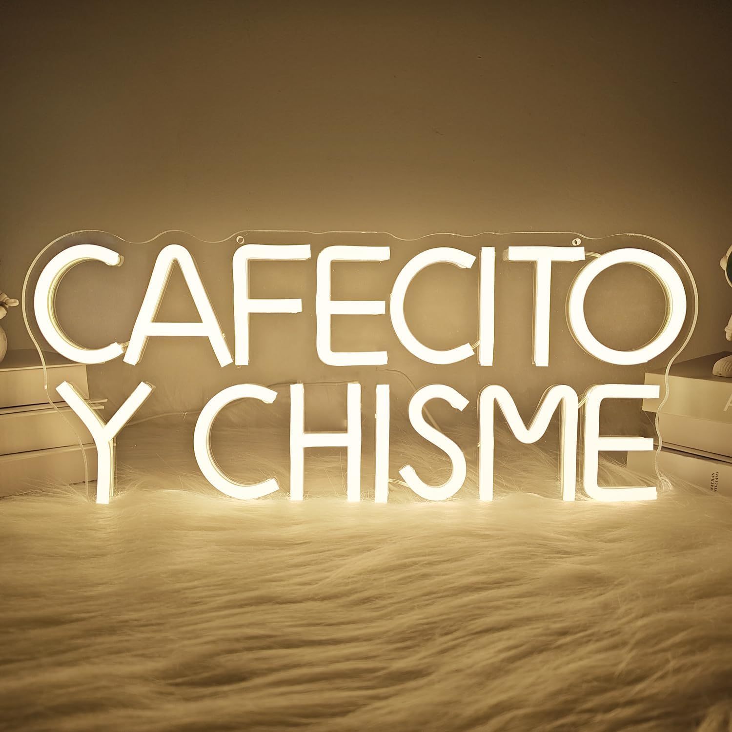 Cafecito Y Chisme Neon Sign Wa - Commercial Kitchen Walls recension och pris
