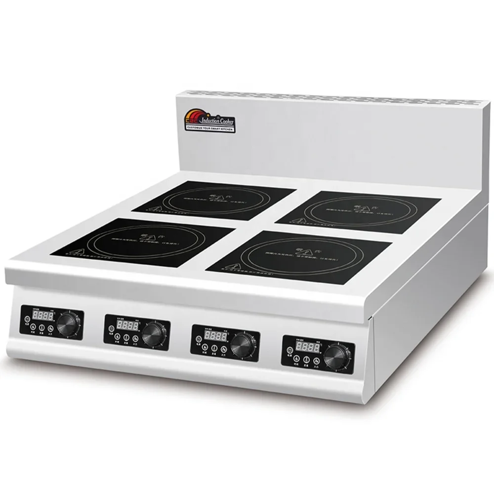 4 Burner Flat Industrial Comme - Range Commercial Kitchen recension och pris