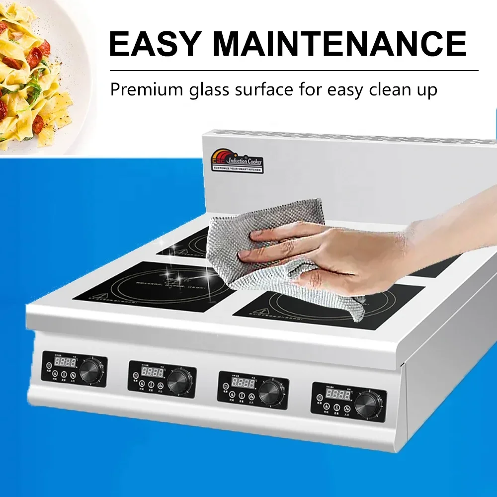 4 Burner Flat Industrial Comme - Range Commercial Kitchen recension och pris