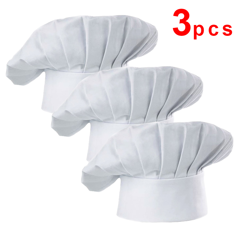 3pcs High22cm Cook Hat White C - Commercial Kitchen Services recension och pris