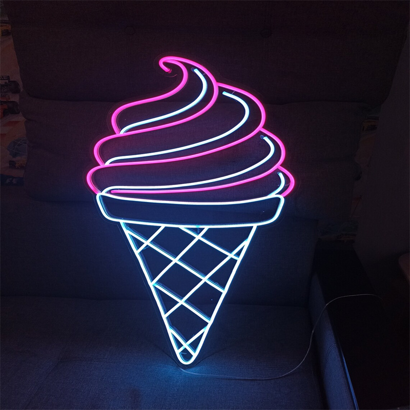Ice Cream LED Neon Light | Wal - Commercial Kitchen Walls recension och pris