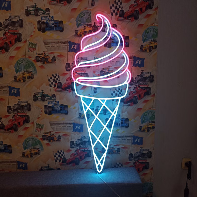Ice Cream LED Neon Light | Wal - Commercial Kitchen Walls recension och pris