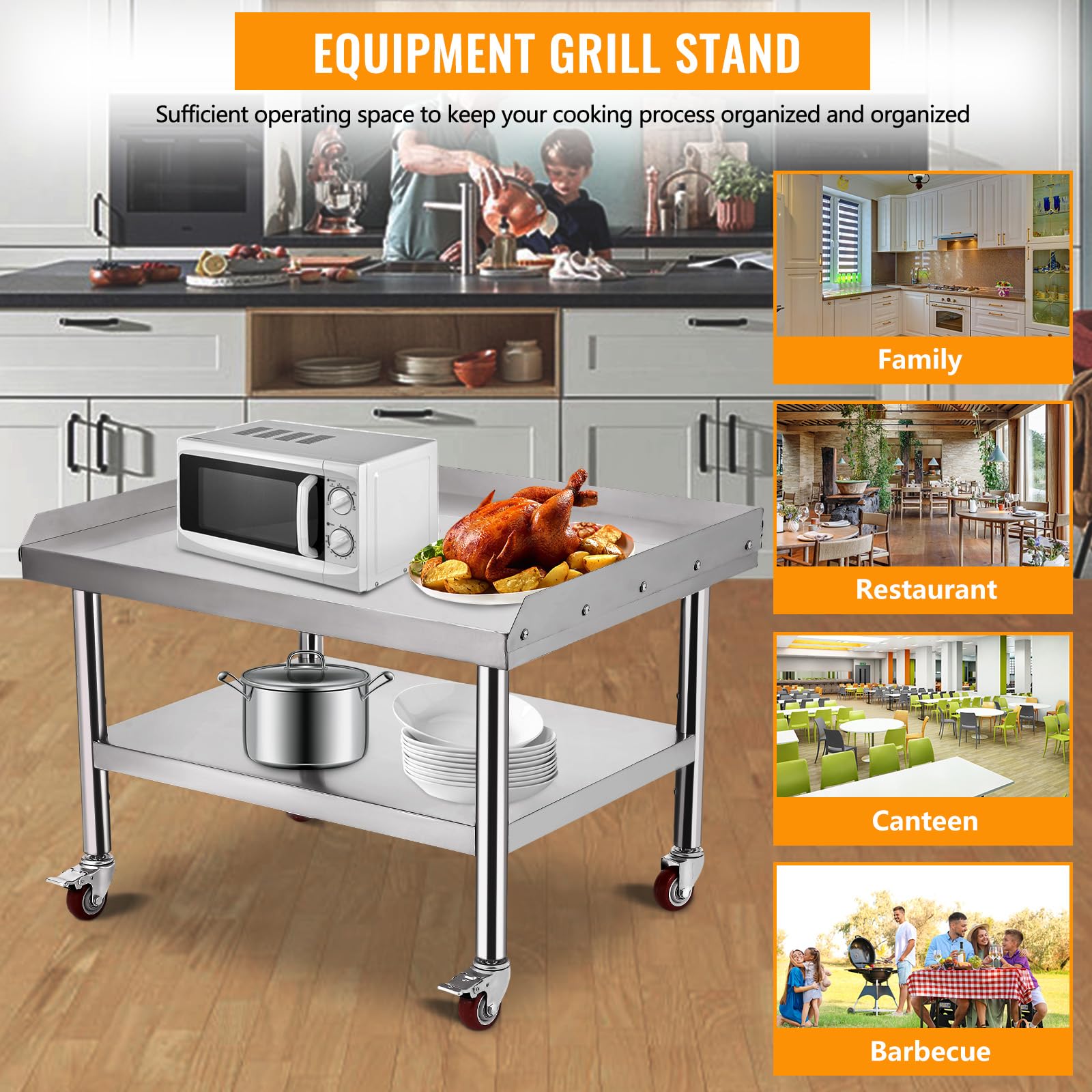 Stainless Steel Equipment Gril - Commercial Kitchen Worktops recension och pris