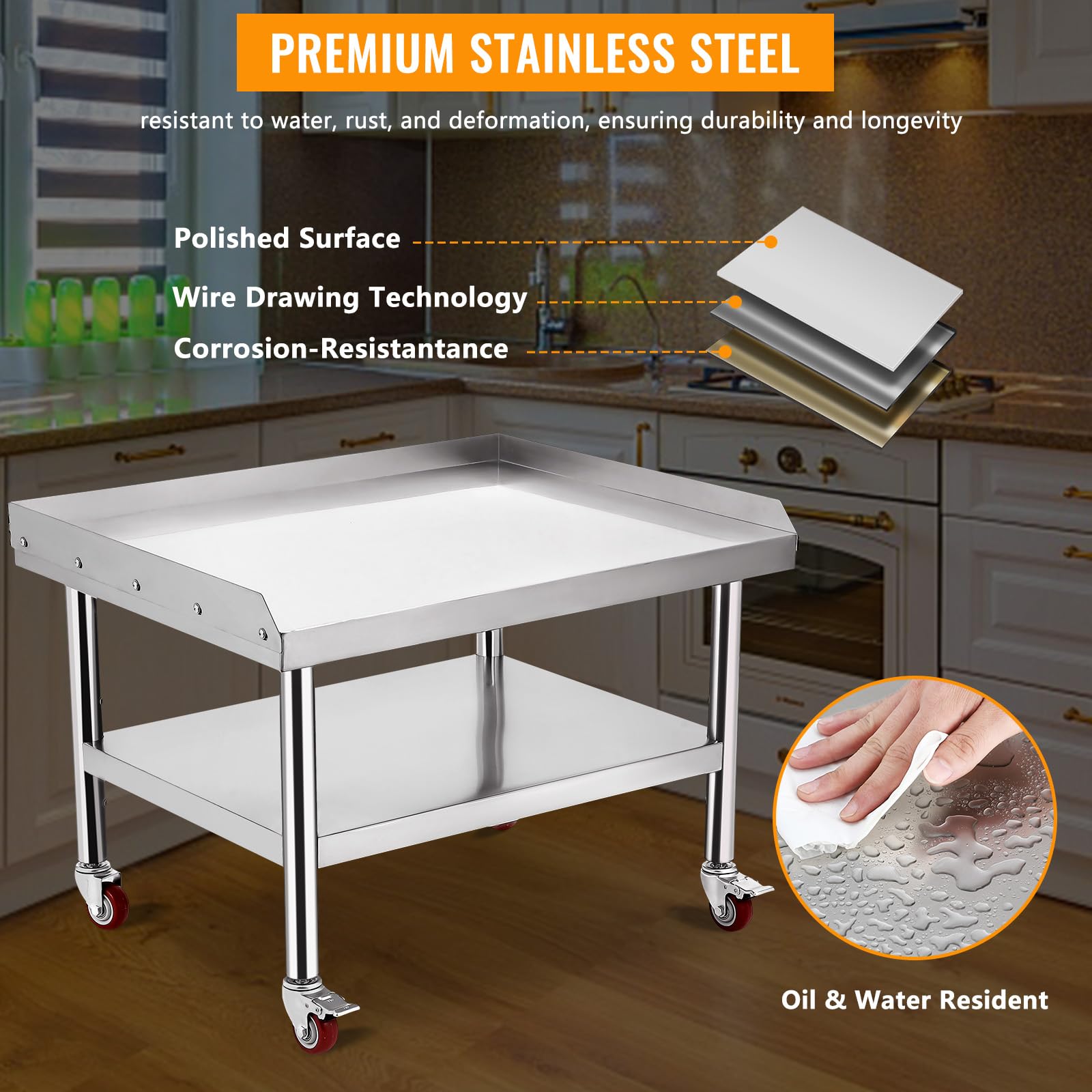 Stainless Steel Equipment Gril - Commercial Kitchen Worktops recension och pris