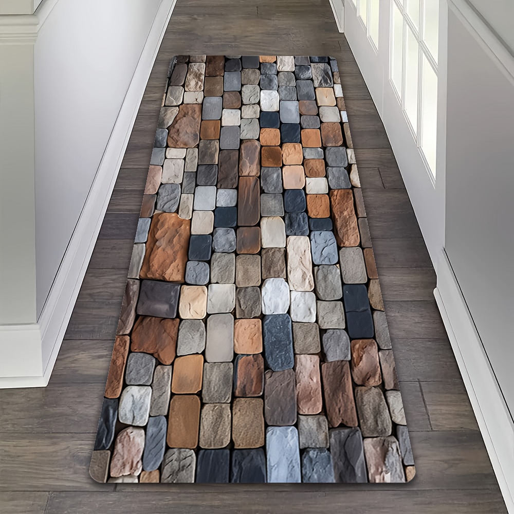 Mixed Color Cobblestone Hallwa - Commercial Kitchen Tile Flooring recension och pris
