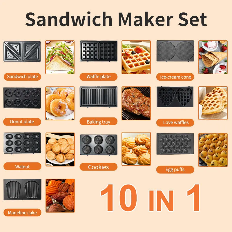 220/110V Household Appliances  - Sandwich Press Panini recension och pris
