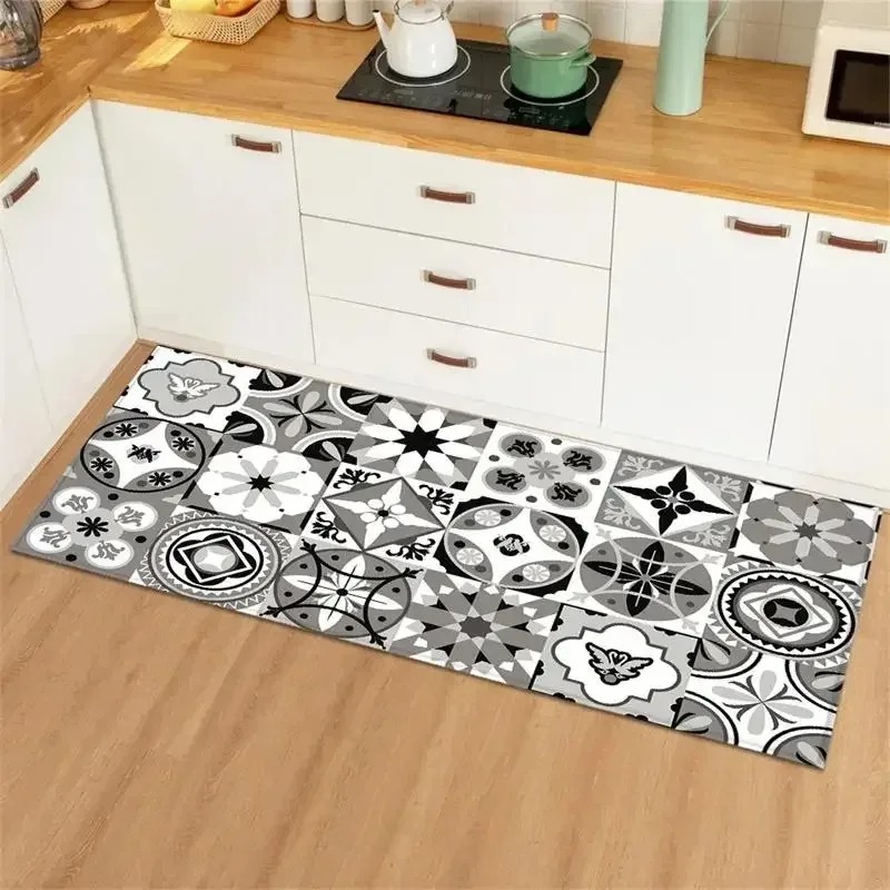 Blue Yellow Vintage Tile Colla - Commercial Kitchen Tile Flooring recension och pris