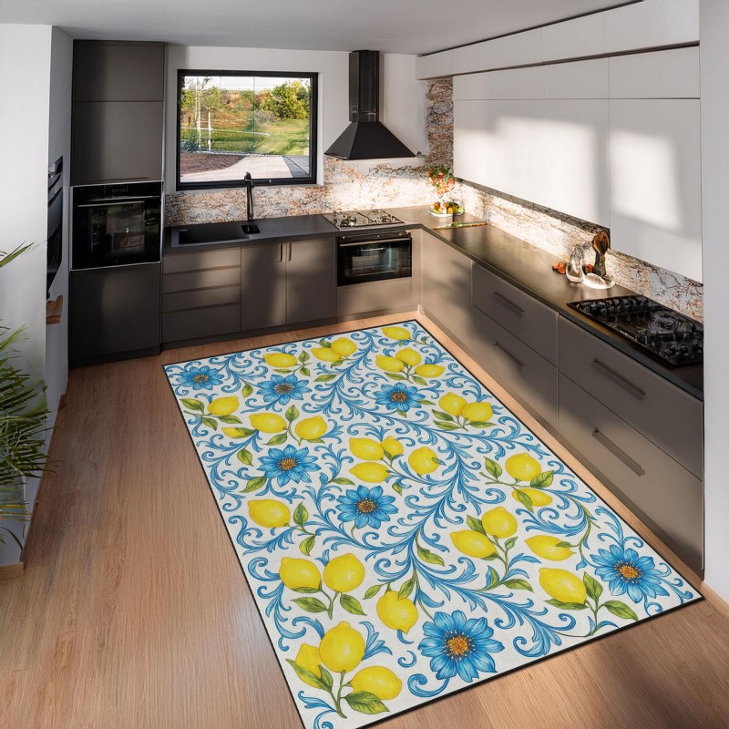 Mediterranean Mosaic Tile Kitc - Commercial Kitchen Tile Flooring recension och pris