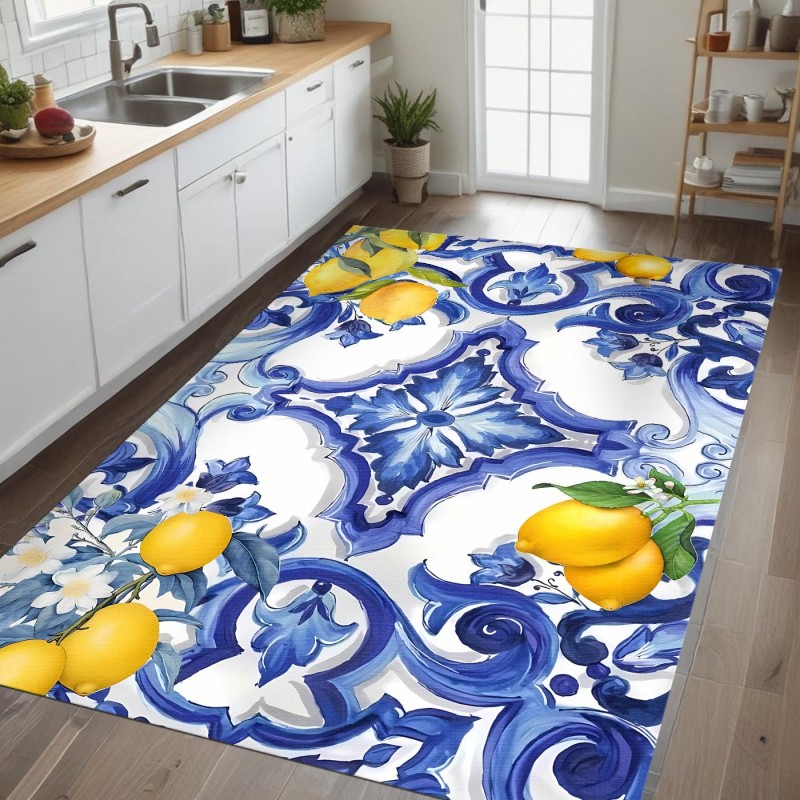 Mediterranean Mosaic Tile Kitc - Commercial Kitchen Tile Flooring recension och pris