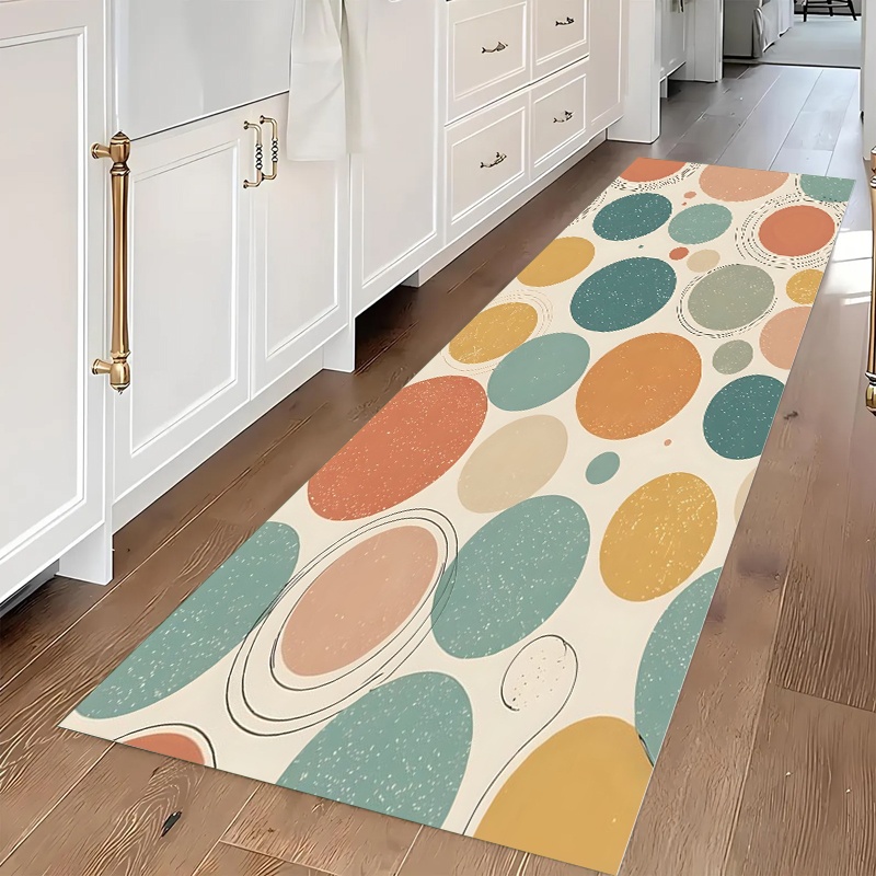 Geometric Tile Runner Rug Anti - Commercial Kitchen Tile Flooring recension och pris