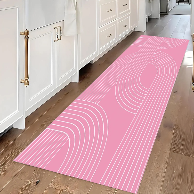 Geometric Tile Runner Rug Anti - Commercial Kitchen Tile Flooring recension och pris