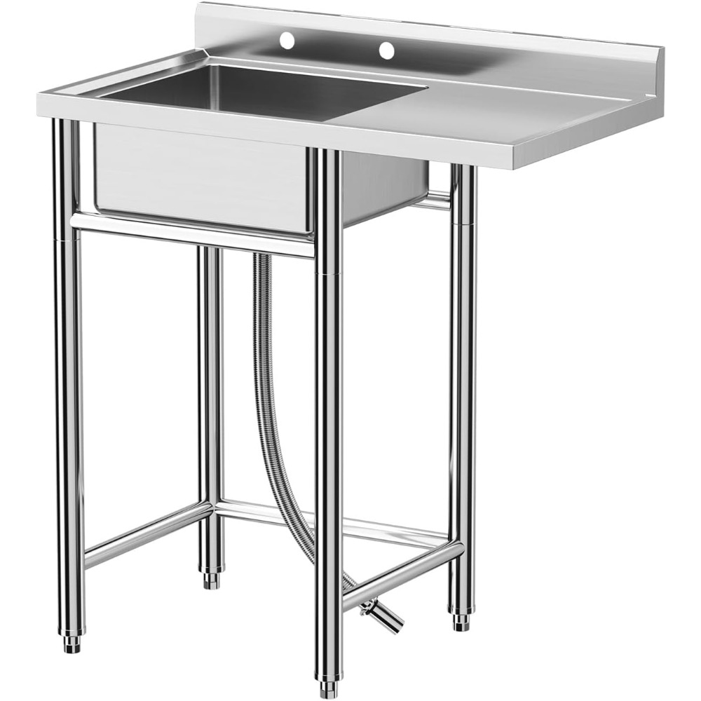 Stainless Steel Sink, 36x21x40 - Commercial Kitchen Worktops recension och pris
