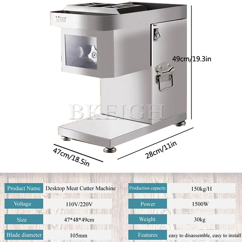 Electric Commercial Meat Cutte - Commercial Kitchen Appliances recension och pris