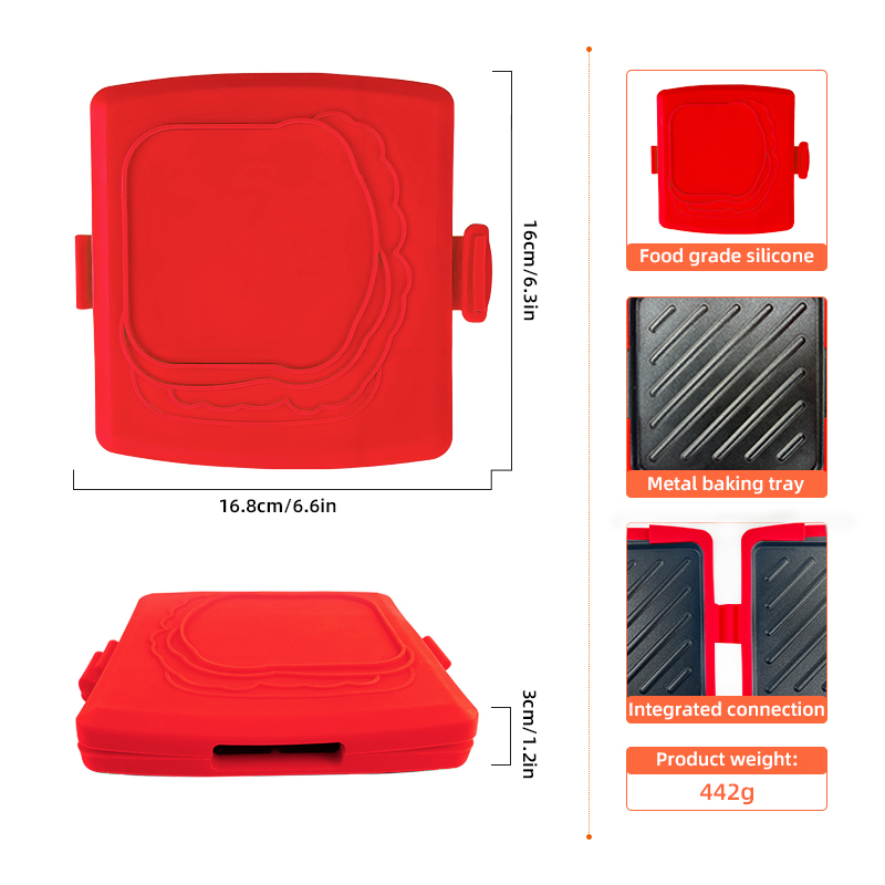 3-in-1 Microwave Sandwich Make - Sandwich Press Panini recension och pris